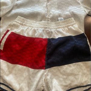 Kith x Tommy Hilfiger Male L Satin Boxer Shorts